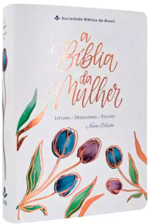 Bíblia de Estudo da Mulher - Nova Edição ARC - Tulipa Branca