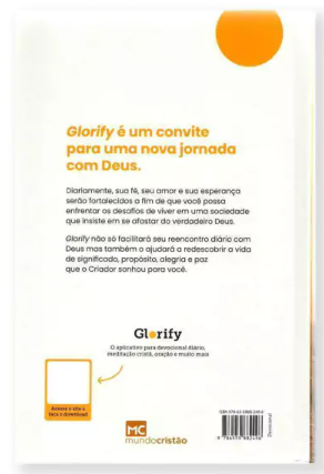 Livro Glorify: Devocionais para uma vida mais conectada com Deus