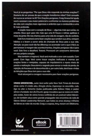 Livro Orações Perigosas - Craig Groeschel