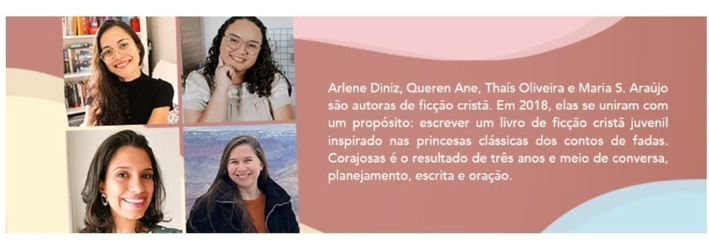 Livro Corajosas - Maria S. Araújo