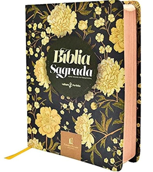 Bíblia Sagrada NVI Leitura Perfeita Com Espaço Para Anotações Soft Flores