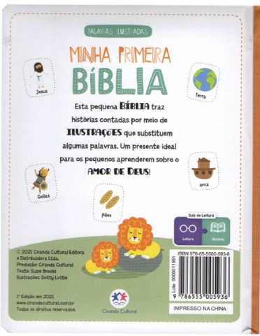Minha Primeira Bíblia - Livro Infantil