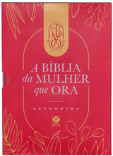 A Bíblia da Mulher que Ora – Edição Expandida - NVT - Letra Normal - Vinho