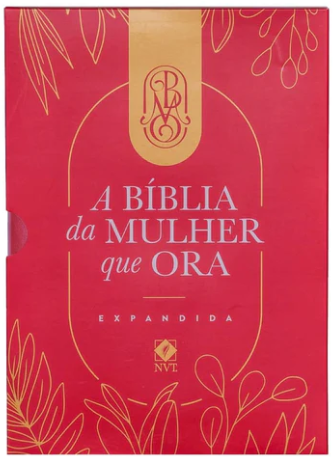 A Bíblia da Mulher que Ora – Edição Expandida - NVT - Letra Normal - Vinho