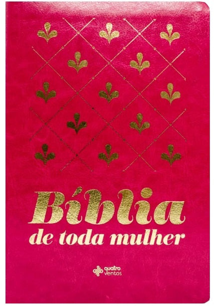 Bíblia de Toda Mulher Capa Luxo Pink